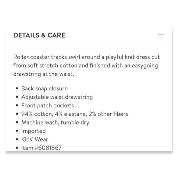 MILES Rollercoaster Baby Dress - Picture 6 of 6